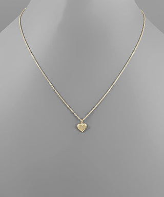 FINAL SALE Blanca Heart Necklace