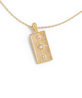 FINAL SALE Rectangle Pendant Necklace