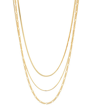FINAL SALE Snake Chain Layering Necklace (three styles)