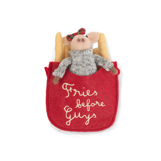 Fries Before Guys Felt Ornament