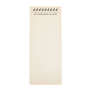 Ducks In A Row Notepad