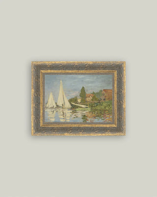Regatta at Argenteuil Framed Wall Art