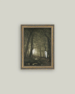 Restocks Soon! | Peeking Ghost Framed Wall Art