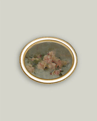 Roses Oval Framed Wall Art