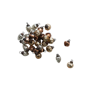 Individual Mini Mercury Glass Ornament (More Colors)