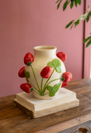 Sprouting Strawberry Vase