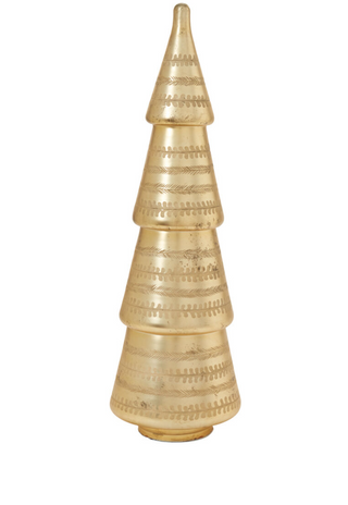 Etched Golden Light Up Tree *online exclusive*
