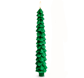 Flickering LED Tree Taper Candle Single (more colors)