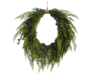 Bailey Cedar and Pinecone Wreath *online exclusive*