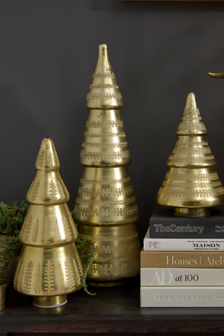 Etched Golden Light Up Tree *online exclusive*