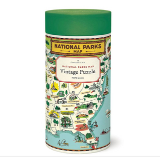 National Parks Map 1,000 Piece Puzzle