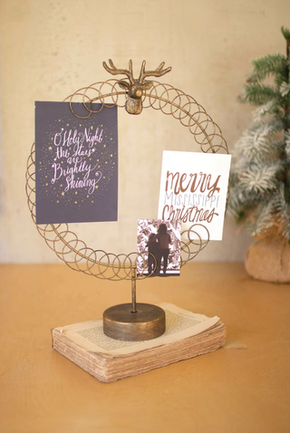 Standing Wreath Card Holder