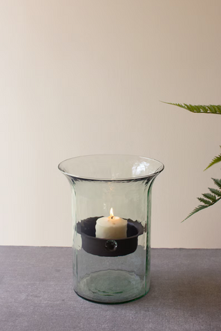 Oversized High Street Hurricane Glass Candle Holder