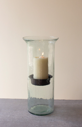 Oversized High Street Hurricane Glass Candle Holder