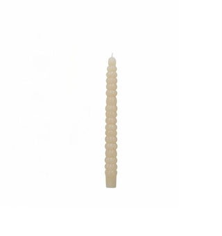 Pumpkin Shaped Taper Candle Single (more colors)