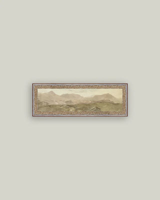 View from the top of Honister Crag Framed Wall Art