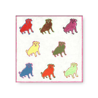 Pug Love Art Tile