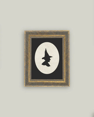 Witch Silhouette Framed Wall Art