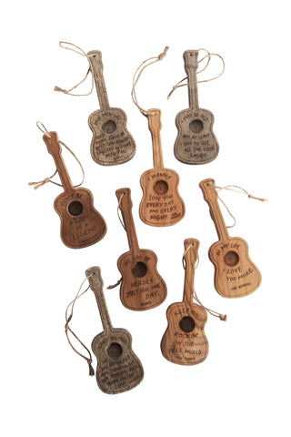 FINAL SALE Mini Wooden Guitar (more styles)