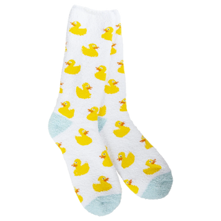 FINAL SALE Rubber Duckie Soft Crew Socks