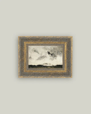 Restocks Soon! | Witch Flying Framed Wall Art