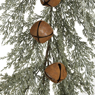 The Leavenworth Faux Cedar and Bells Garland
