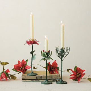 Winter Heirloom Garden Taper Holder
