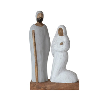 Bethlehem Nativity Wooden Statue *online exclusive*