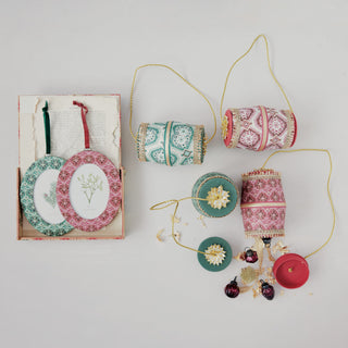 Block Print Photo Frame Ornament