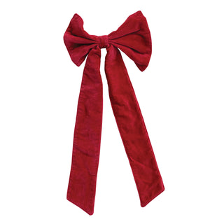 21" Large Clip-On Velvet Bow (3 Colors)