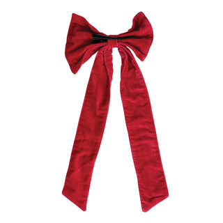 21" Large Clip-On Velvet Bow (3 Colors)
