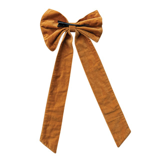 21" Large Clip-On Velvet Bow (3 Colors)