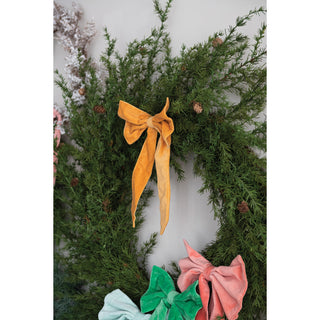 21" Large Clip-On Velvet Bow (3 Colors)