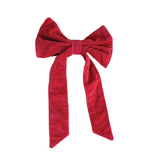 13" Medium Clip-On Velvet Bow