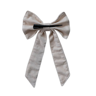 13" Medium Clip-On Velvet Bow