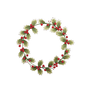 Heirloom Holly Metal Wreath *online exclusive*
