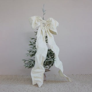 Oversized 59" Fabric Velvet Bow