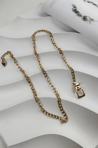 Gold Chain Belt + Buckle