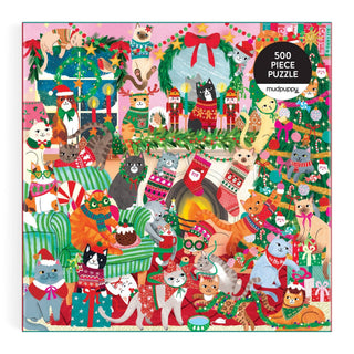 Merry Catmas! 500 Piece Family Puzzle