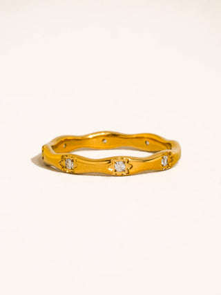 Vendome 18K Gold Starburst Ring
