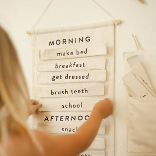 Routine Chart Wall Banner