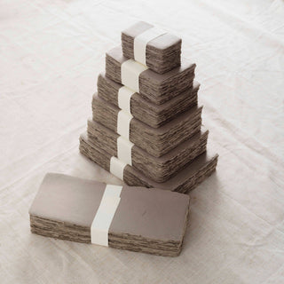 Grey Handmade Mini Paper | Set of 10