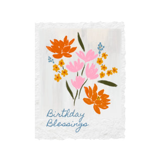 Birthday Blessings Card + Envelope