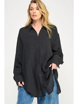 The Liv Button Down Tunic (more colors)