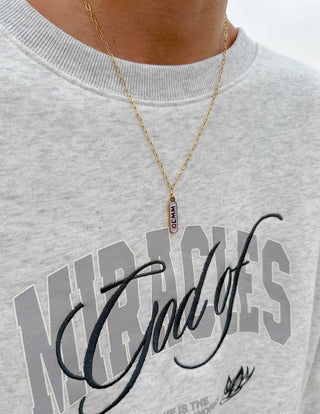 Light Purple WWJD Necklace