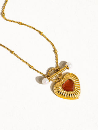 Anchored Heart Necklace