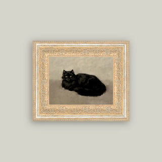 Restocks Soon! | Black Cat Framed Wall Art