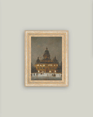 Ice Skating Framed Wall Art