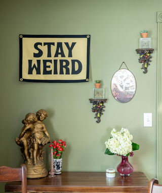 Stay Weird Camp Flag