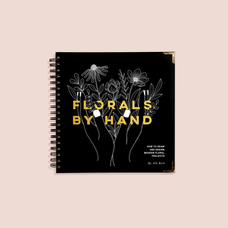 Spiral Bound Florals By Hand: How to Draw Modern Floral Projects